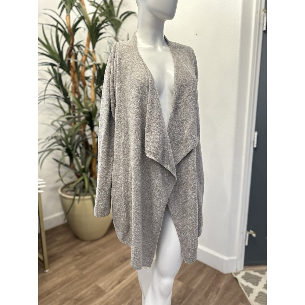 Barefoot Dreams Open Front Cardigan Sweater Sz L/XL‎ Cozychic Lite Drape Fleece